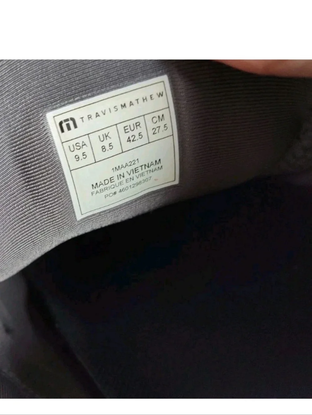 Travis Mathew The Daily II Knit Shoe Mens Size 9.5 Blue #1MAA221 Lace up Sneaker